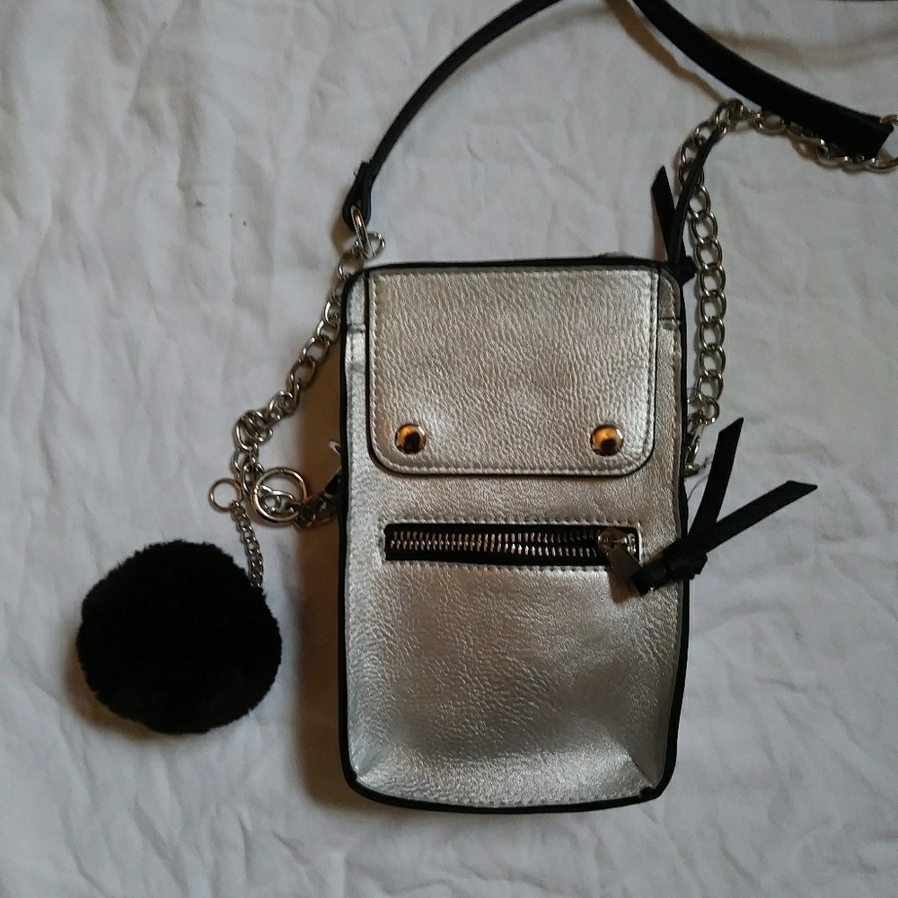 SOLD!!!   Madden Small Crossbody Bag Silver